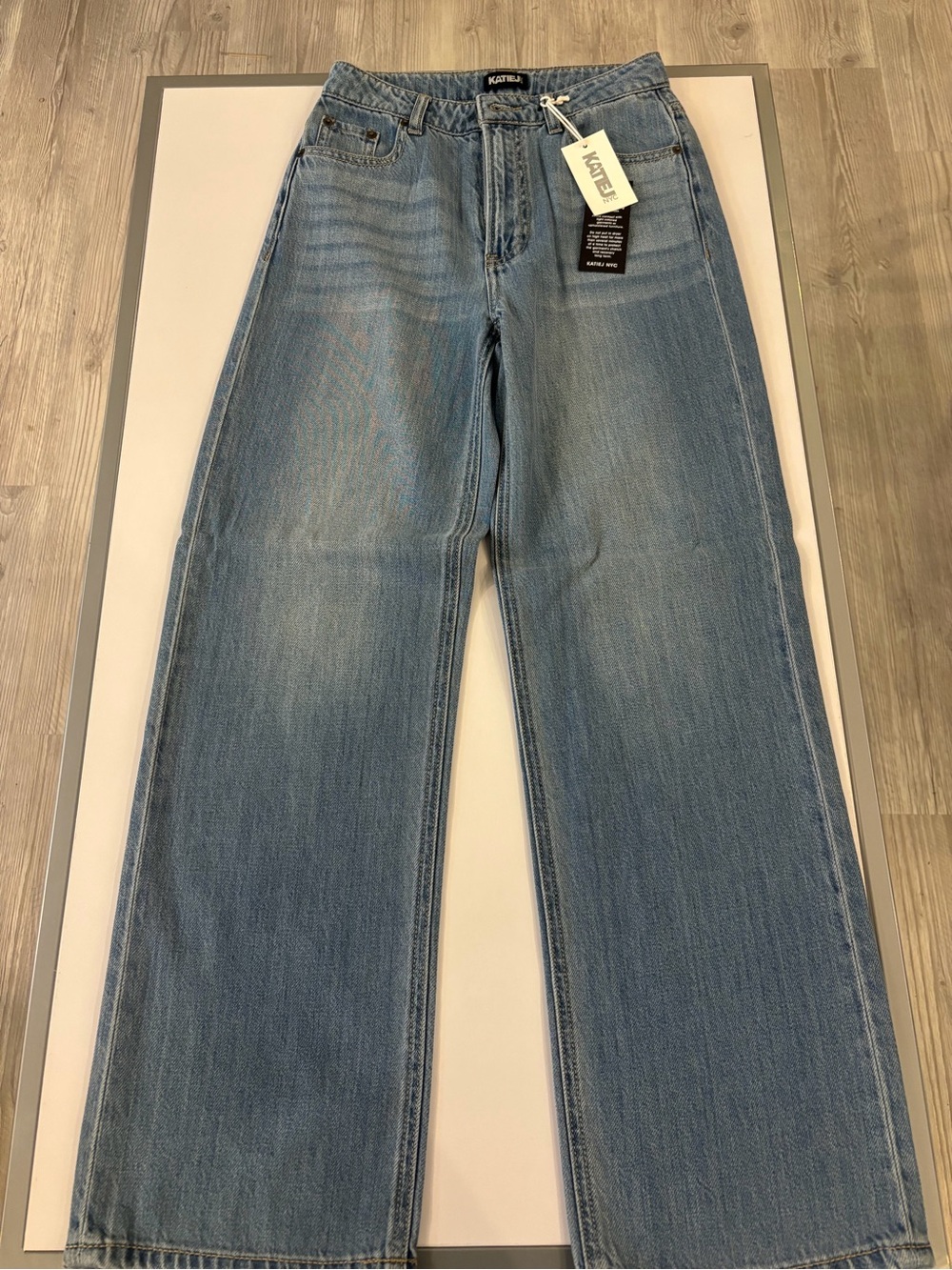 Katie J NYC straight leg jeans